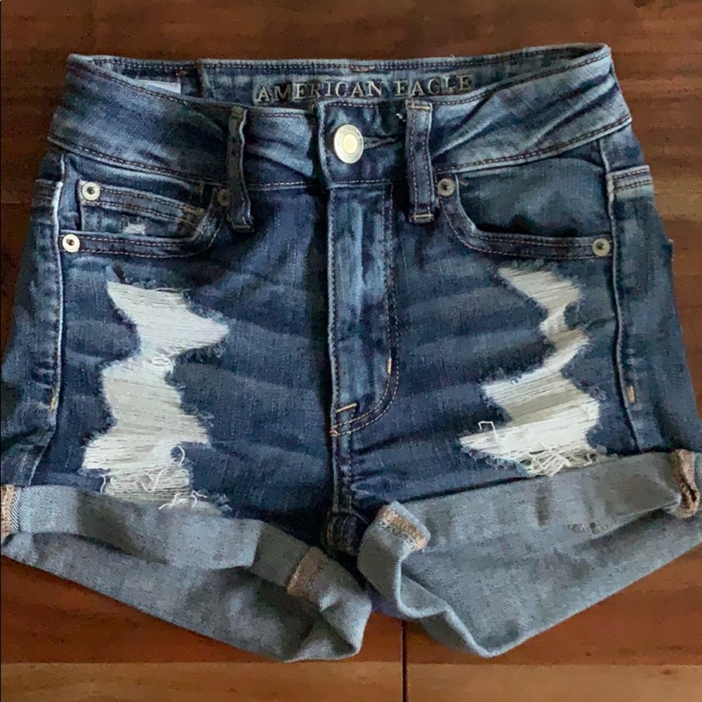 American Eagle Distressed Shorts